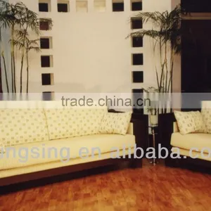 Living Room Wooden Cushion Upholstery Fabric Sofa Set thumbnail-1