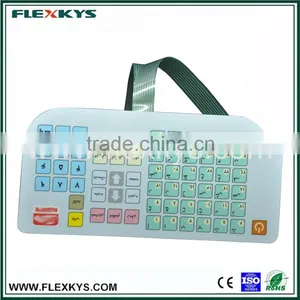 Colorful Printed Plastic Waterproof Backlit Poly Dome Thin Film Switch thumbnail-1