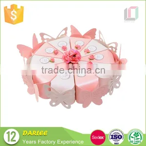 Newest Design Butterfly Shape Unique Wedding Cake Box thumbnail-3