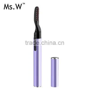 Factory Wholesale OEM ODM Mini Battery Electric Heated Rhinestone Eyelash Curler,Eyebrow Tweezers thumbnail-1