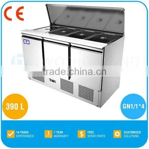 2017 High Quality Stainless Steel Pizza Counter, Customize Pizza Table, CE, Aspera, R134a, TT-BC280E-2 thumbnail-1