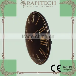 15 Inch Indoor Outdoor Home Decorative Roman Numerals Polyresin Clock thumbnail-2