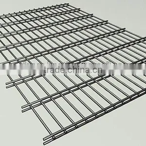 Pre-twin 868 Twin Wire Welded Grille Panel Price Rigid Mesh Fence thumbnail-1