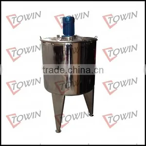 500L Stainless Steel Milk Jacketed Receiving Tanks thumbnail-1