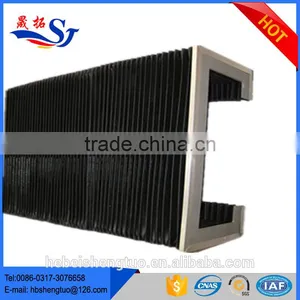 Lowest Price PVC Engraving Machine Bellows Shield Accordion Rubber Bellows thumbnail-1