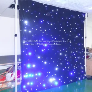RGB Many Colors Star Curtain LED Star Cloth for DJ LED Backdrops thumbnail-1
