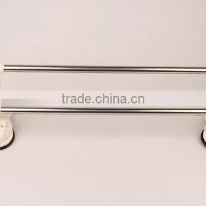 Wholesale Hot Sell Stainless Steel Bathroom Accessories Towel Holder Towel Racks With Sucking Disc thumbnail-3