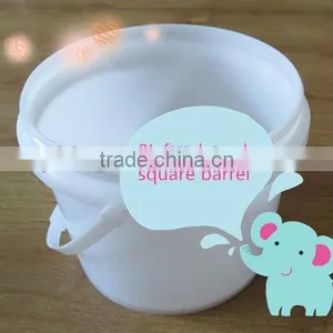 Utility 8L PP Plastic Round Pail With Lid thumbnail-1