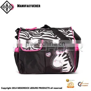 Fashion Design Wholesale Multifunctional Cotton Custom Mommy Diaper Bag thumbnail-3