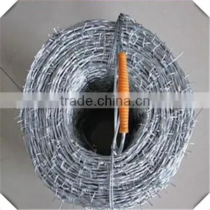 High Quality Cheap Galvanized Barbed Wire / 12mm Barbed Distance Barbed Wire thumbnail-2