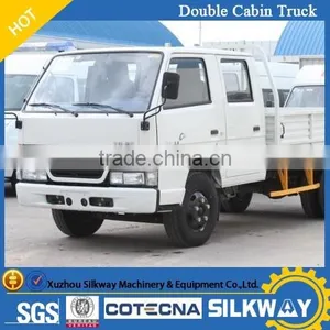 Chinese Brand New Double Cabin Dump Truck 2ton Capacity thumbnail-1