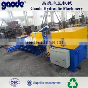 63ton Push-out Hydraulic Automatic Scrap Aluminum Tin Can Press Machine thumbnail-1