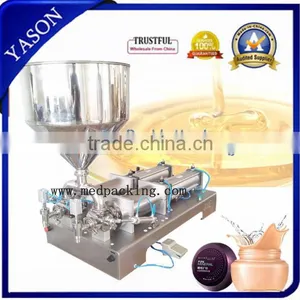 50-500ml Double Heads Pneumatic Eye Creamer Chrisma Toiletry Filling Machine thumbnail-1