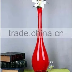Wholesale Decorative Standing Fibreglass Lacquered Vase thumbnail-3