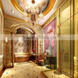 Luxurious 3D Rendering Villa Living Room Design thumbnail-2