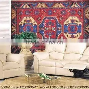 Chesterfield Sofa Set. Genuine Leather Sofa Set. American Modern Style Leather Sofa Set B48142 thumbnail-1