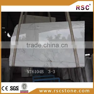 Polished Marble Slab Reception Desk With Marble Top thumbnail-1