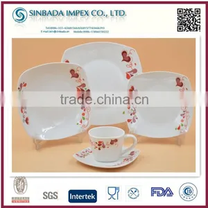 Home Goods Porcelain Square Dinnerware Sets thumbnail-1