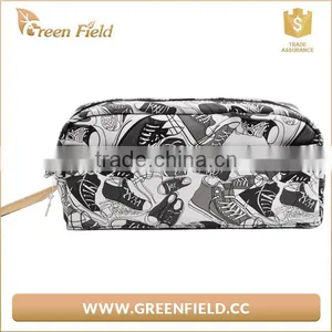 New Design Pencil Pouch Luxury PU Leather Pencil Case Bag thumbnail-2