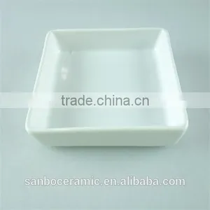 Stock White Ceramic Bakeware , Samll Boat Shape Bakeware thumbnail-2