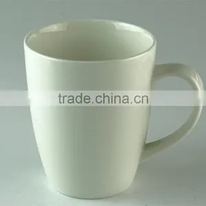 Stocked Cheap 350ml Ceramic Coffee White Mug/cup Standard for Wholesale thumbnail-1