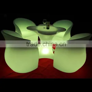 Portable Lighted Bar Table for Hotel thumbnail-1