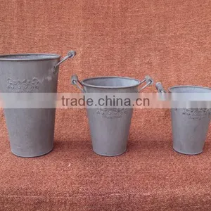 Decorative Garden Planters,Antique Metal Planters,Round Planters thumbnail-1