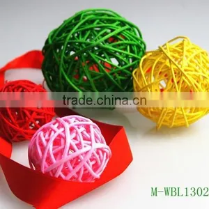 Cheap Wicker Rattan Balls & Christmas Decorative Wicker Balls thumbnail-2