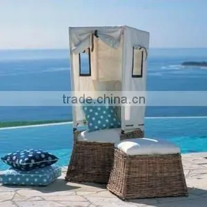 Fine Design Leisure Outdoor Rattan Armchair thumbnail-1