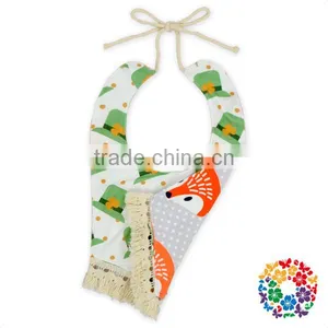 Wholesale Fancy Double Layers Baby Bibs With Tassels thumbnail-3