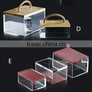 Wholesale Custom Luxury Transparent Acrylic Custom Jewelry Organizer Box thumbnail-6
