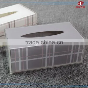 China Custom Printed Acrylic Lucite Plastic Tissue Box Holder for Car thumbnail-3