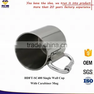 New Products ! OEM Single Wall Travel Mug Stainless Steel thumbnail-3