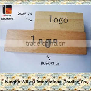 Wooden Base for Chalkboard,high Quality Menu Holder Wood Base thumbnail-1
