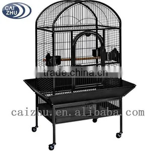 27" x 21" x 58" Dometop Metal Extra Large Parrot Cages thumbnail-1