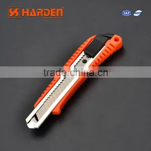 18MM Snap-Off Blade Cutter With Auto Lock & Metal Chamber Plastic Cutter Knife thumbnail-1