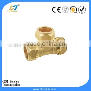 Brass Plumbing Pex Tee Fitting thumbnail-2