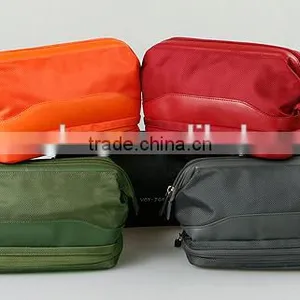 Fashion PU+polyester Folding Men Toiletry Bag for Travel thumbnail-6