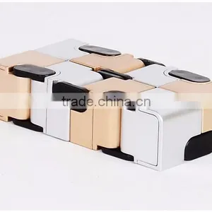 Original Factory Wholesale Newest Fidget Cube Children Desk Toy Infinity Cube Metal Display Cubes thumbnail-2
