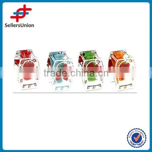 Pedestal Cylinder Glass Vase thumbnail-1