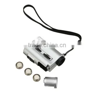 KMT Mini 30-60X Pocket Microscope Loupe LED UV Light Magnifier thumbnail-3