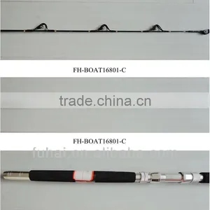 FH-BOAT16801-C Boat Fishing Rod With Golden Wires Surrounded thumbnail-1