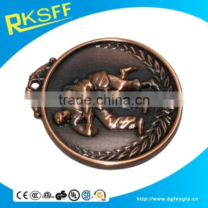 Wholesale Handmade Memorial Gifts , Metal Wrestling Medal thumbnail-1