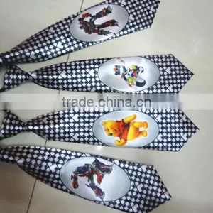 Cartoon Kids Imitated Silk Fabric Tie Wholesale thumbnail-1