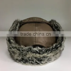 Waterproof Fabric Fake Fur Earflap Baseball Cap thumbnail-1
