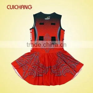 Netball Dress,girls Tennis Dress, Custom Design Cheap Women Tennis/Netball Dress, Sport Skirt thumbnail-2