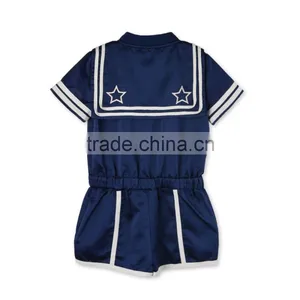 Unisex Majorette Blue Mel All In One Baby Bodysuit Romper Childrens Boutique Clothing HSr5109 thumbnail-3