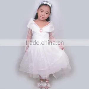 Kids Girls Princess Wedding Dresses thumbnail-1