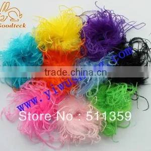 Wholesale Cheap Artifical Colorful Ostrich Feather Curly Boas for Sale thumbnail-2