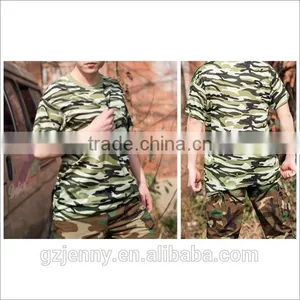 Hot Custom Desert O Neck Short Sleeve Military T Shirt Dry Fit Camo Shirt for Sale thumbnail-3